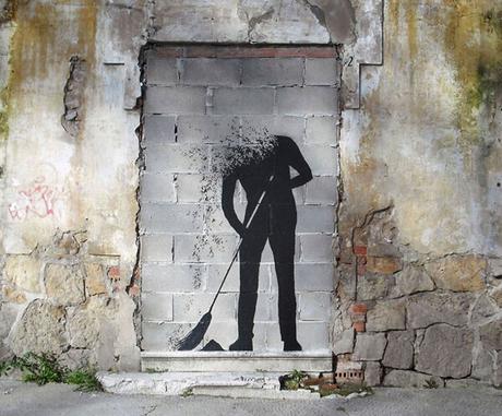 Si vieras que curiosos y originales son sus dibujos (Street Art by Pejac)