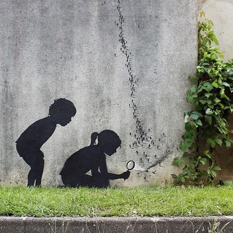 Si vieras que curiosos y originales son sus dibujos (Street Art by Pejac)