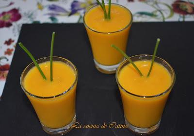 Chupitos de calabaza al curry