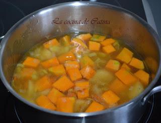 Chupitos de calabaza al curry