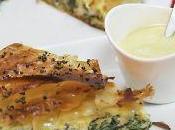 RECETA Tarta filo espinacas mostaza