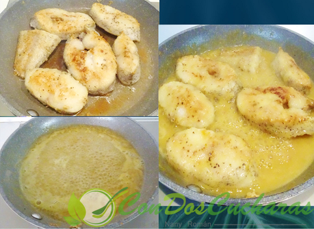 Merluza en salsa agridulce Merluza en salsa agridulce