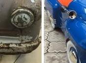 increíble trabajo hombre restaura autos niños época URSS