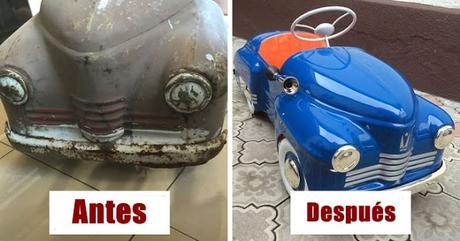 El increíble trabajo de un hombre que restaura autos de niños de la época de la URSS El increíble trabajo de un hombre que restaura autos de niños de la época de la URSS