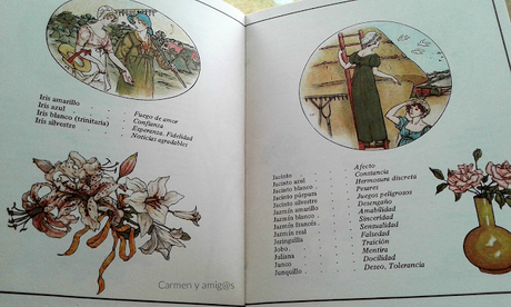 'El lenguaje de las flores', con ilustraciones de Kate Greenaway 'El lenguaje de las flores', con ilustraciones de Kate Greenaway