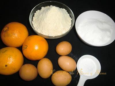Pastel libanés de naranja y almendras (lebanese orange cake)