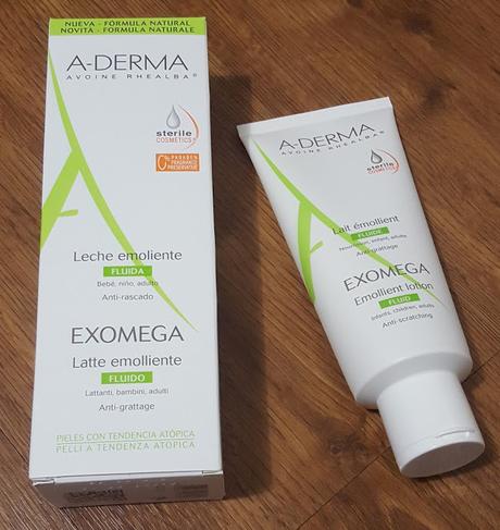 Probando línea Exomega de A-derma
