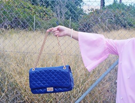 Blusa rosa con perlas Blusa rosa con perlas