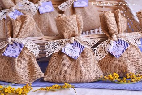 Saquitos perfumados para comunión marinera Saquitos perfumados naturales para comunion marinera