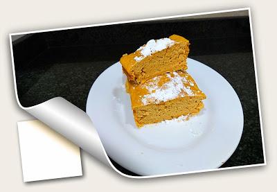 BIZCOCHO DE CALABAZA CON AZÚCAR DE COCO