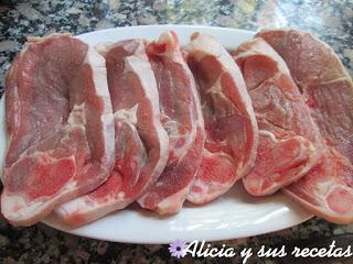 CHULETAS FESTIVAS DE PIERNA DE CORDERO CHULETAS FESTIVAS DE PIERNA DE CORDERO