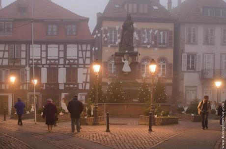 Ribeauville Alsacia Navidad viaje