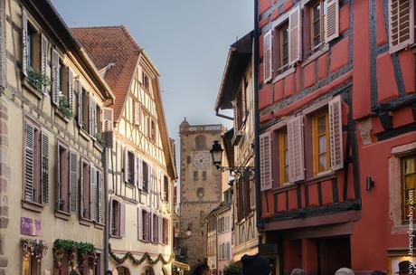 Ribeauville pueblo Alsacia Francia