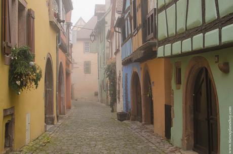 Riquewihr pueblos Alsacia Francia