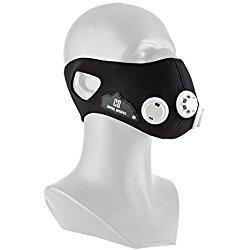 Capital Sports breathor – Máscara de entrenamiento Cardio/Training Mask de simulación de altitude para ampliación de Endurance – 7 puntas para simuler hasta 5500 M de altitude (varios tamaños disponibles) Talla:medium