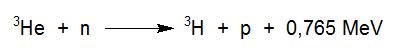 Reacción 3He con neutrones