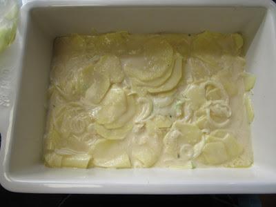 extender la mitad Milhojas de patata relleno Thermomix