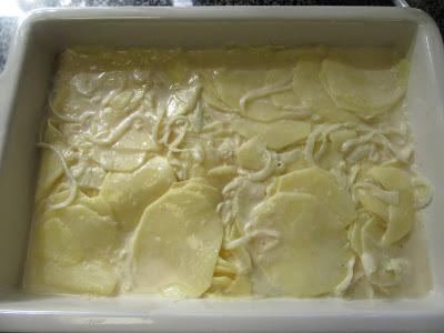 y resto de mezcla Milhojas de patata relleno Thermomix