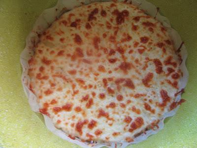 gratinado con el cabezal Milhojas de patata relleno olla GM