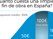 ¿Cuánto cuesta limpieza obra España?