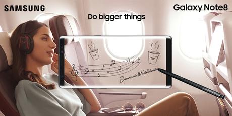 Iberia da la bienvenida a bordo al Samsung Galaxy Note 8 #Note8abordo @SamsungEspana