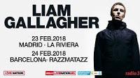 Conciertos de Liam Gallagher en España