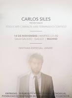 Concierto de Carlos Siles en Sala Galileo - Galilei Concierto de Carlos Siles en Sala Galileo - Galilei