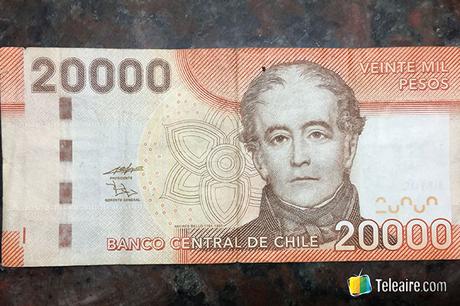 veinte mil pesos chilenos