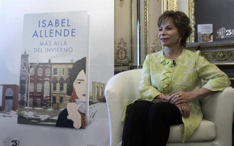 La escritora chilena Isabel Allende durante una entrevista con Efe hoy en Madrid. EFE 