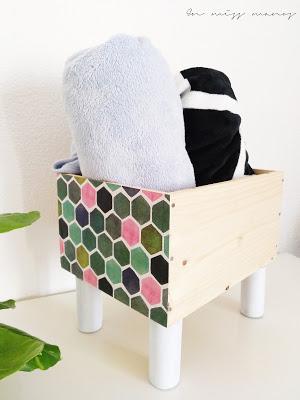 DIY Caja para mantas DIY Caja para mantas