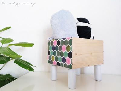 DIY Caja para mantas DIY Caja para mantas