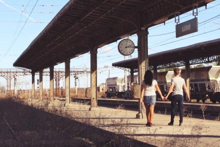 Preboda en una estación