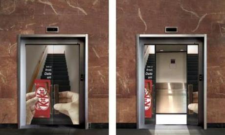 Concepto street marketing como medida de salvación publicitaria concepto street marketing_kitkat