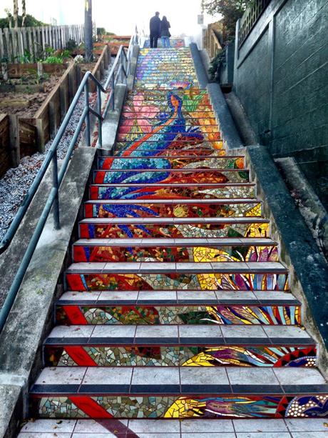 20 Street Art en escaleras gigantes que no podrás creer que existan