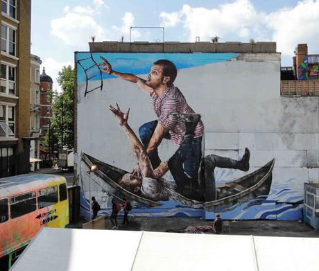 Increibles murales del artista callejero Fintan Magee