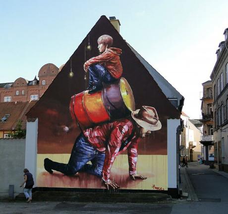 Increibles murales del artista callejero Fintan Magee