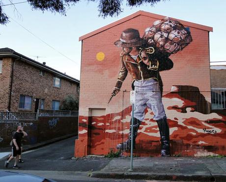 Increibles murales del artista callejero Fintan Magee