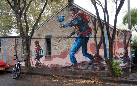 Increibles murales del artista callejero Fintan Magee