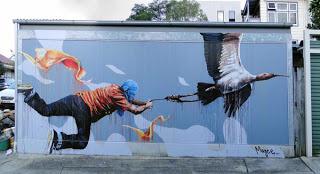 Increibles murales del artista callejero Fintan Magee