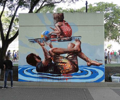 Increibles murales del artista callejero Fintan Magee