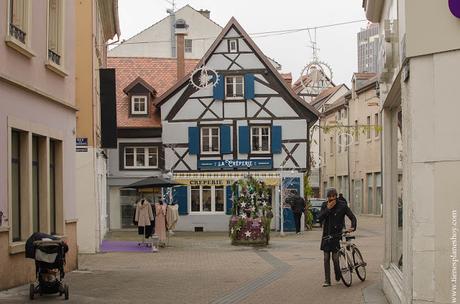 Calle Mulhouse Calle Mulhouse Alsacia Francia