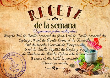 Receta:Reparamos la piel muy castigada Receta de la semana:Reparamos la piel muy castigada
