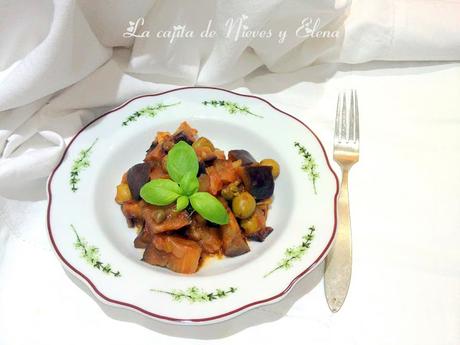 Caponata de berenjenas a la siciliana