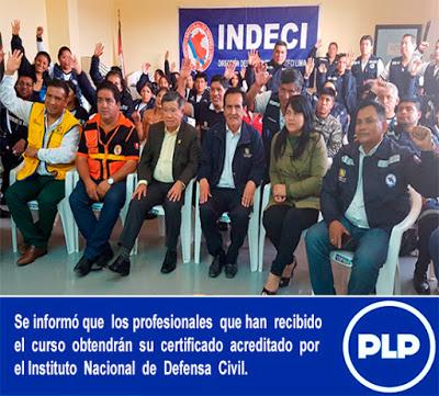 NELSON CHUI CLAUSURA CURSO DE ACCIONES DE RESPUESTA FRENTE A EMERGENCIAS…
