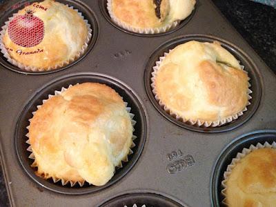 Muffins de pimientos y queso de tetilla