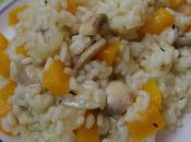 Risotto calabaza champiñones