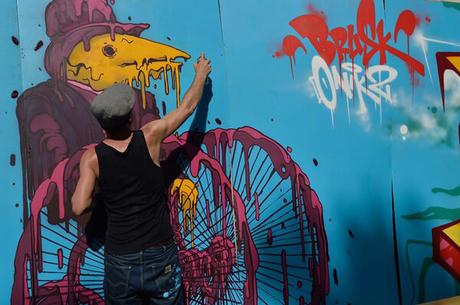 Hermosos murales de Street Art del artista Frances Brusk Hermosos murales de Street Art del artista Frances Brusk