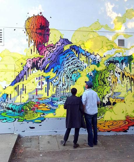 Hermosos murales de Street Art del artista Frances Brusk Hermosos murales de Street Art del artista Frances Brusk