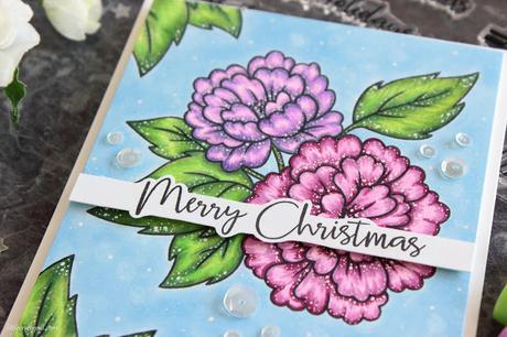 Non-Traditional Christmas Card + Copic Coloring