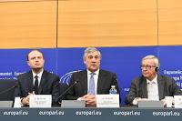 Jean-Claude Juncker, Consejo Europeo, Donald Tusk, Parlamento Europeo, Antonio Tajani,